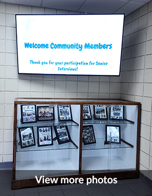 Welcome sign at Seneca Highlands Career and Technical Center